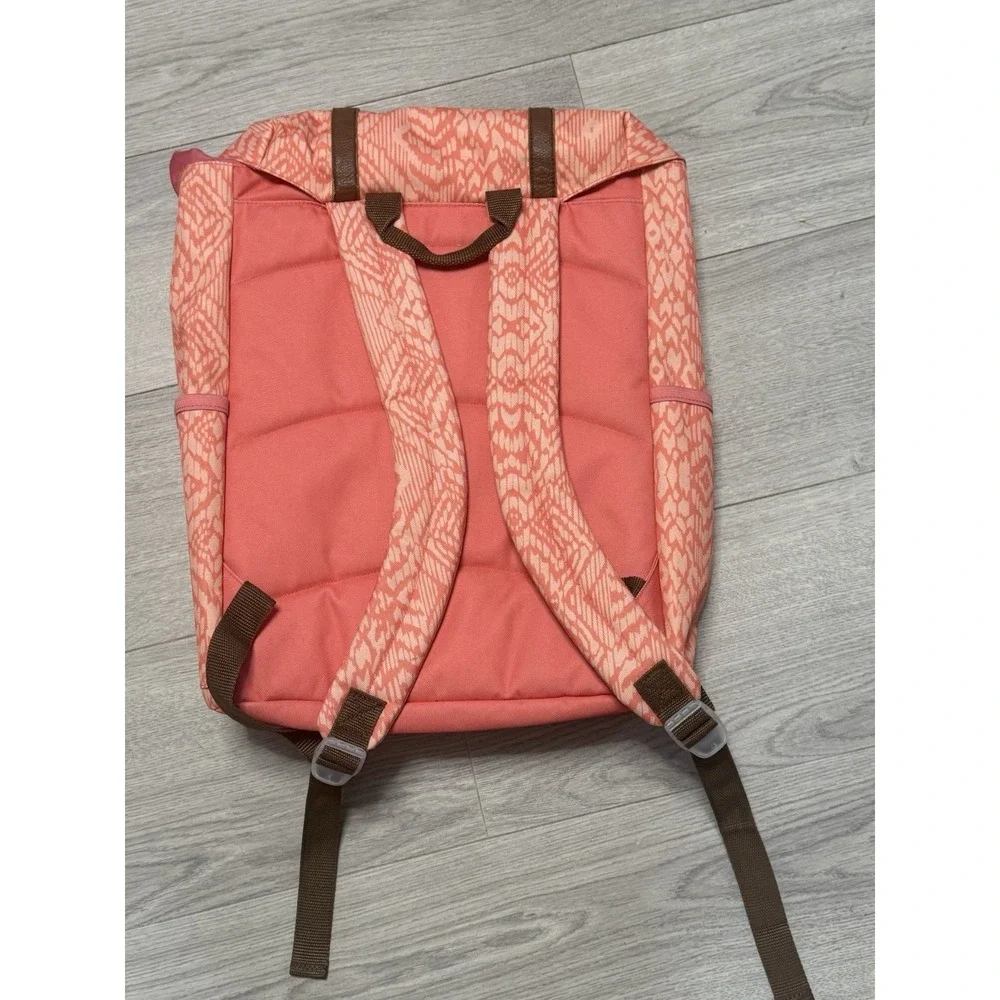 Emma And Chloe Aztec Geo Pattern Coral Backpack